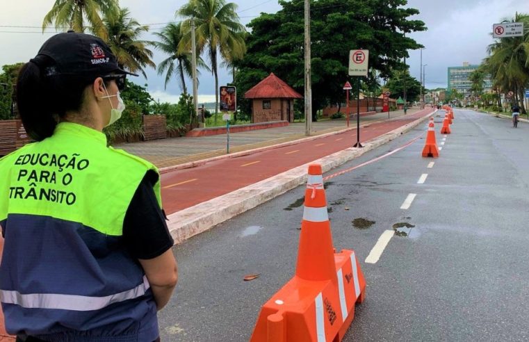 Coronavírus: estacionamento da orla de João Pessoa é liberado novamente após três meses