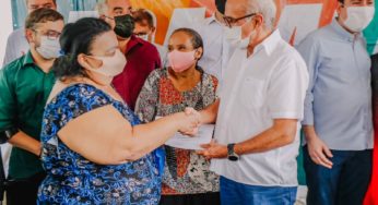 Saturnino de Brito<br>Prefeito inaugura Centro da Cidadania e entrega certificados a comerciantes que deixaram o Porto do Capim