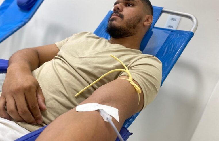 Hospital de Trauma de João Pessoa reforça campanha do Hemocentro com sala de coleta de sangue