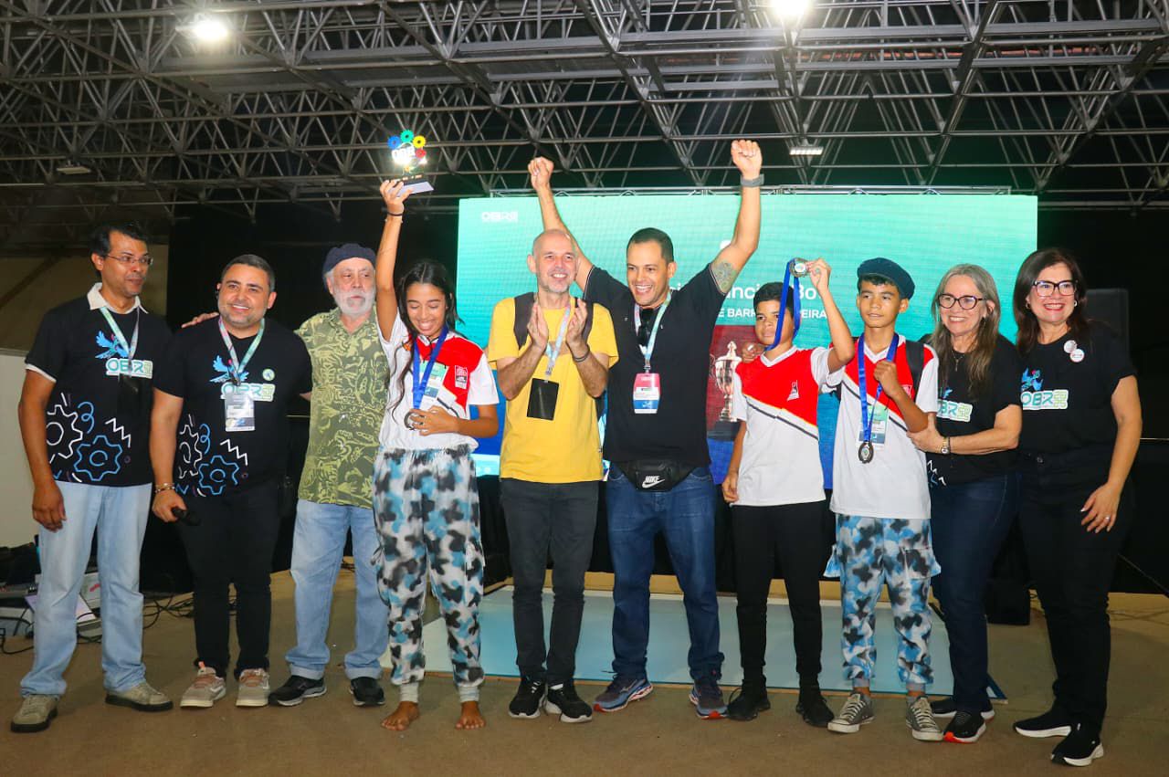 Categoria Resgate Nível 1Alunos da Rede Municipal de Ensino conquistam primeiro lugar na etapa estadual da OBR