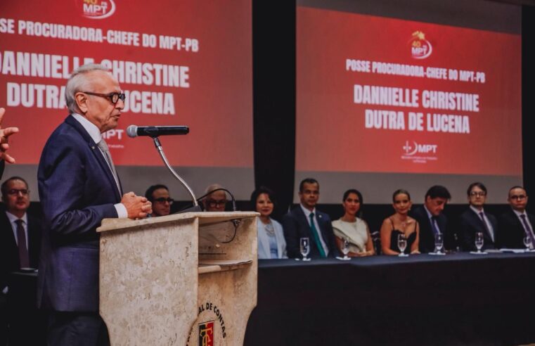 Cícero Lucena elogia trajetória de nova procuradora-chefe do MPT-PB e defende atuação firme contra assédio e trabalho escravo