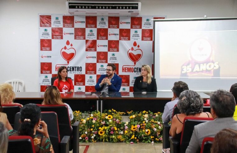Saúde lança Carteira Digital do Doador de Sangue em comemoração aos 35 anos do Hemocentro da Paraíba