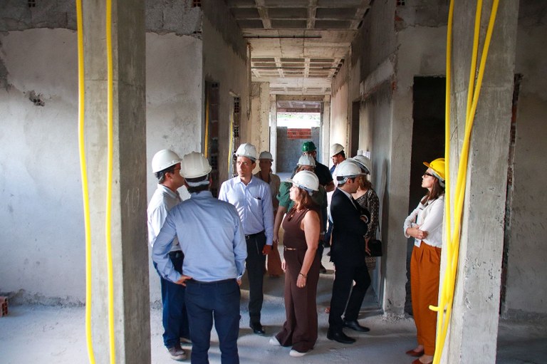 SES, Projeto Amar e BID realizam visita técnica às obras do Complexo Pediátrico Arlinda Marques, em João Pessoa